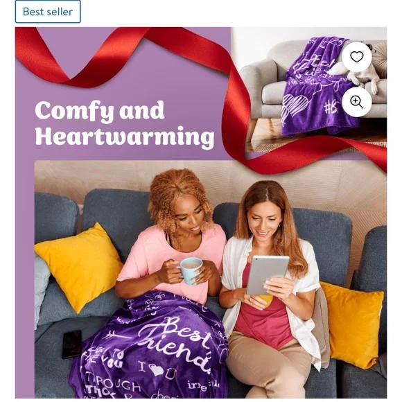 Best friends fleece blanket - Picture 6 of 9